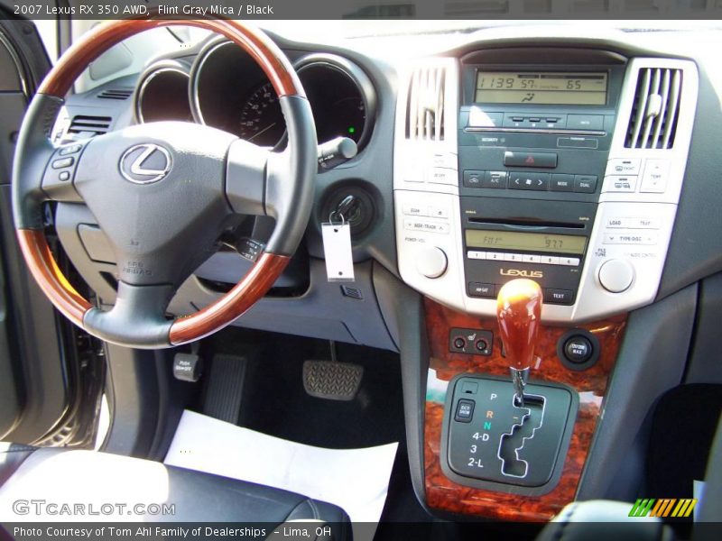 Flint Gray Mica / Black 2007 Lexus RX 350 AWD