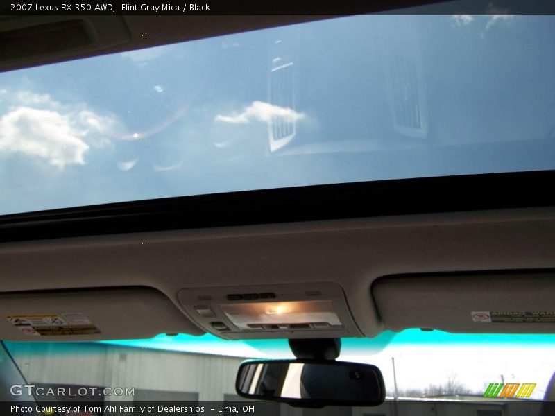 Flint Gray Mica / Black 2007 Lexus RX 350 AWD