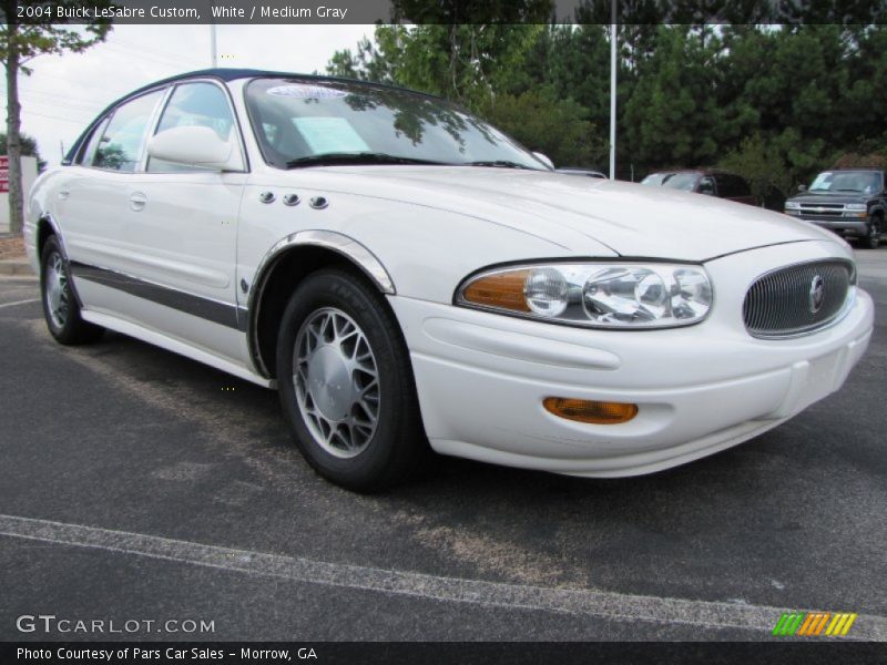 White / Medium Gray 2004 Buick LeSabre Custom