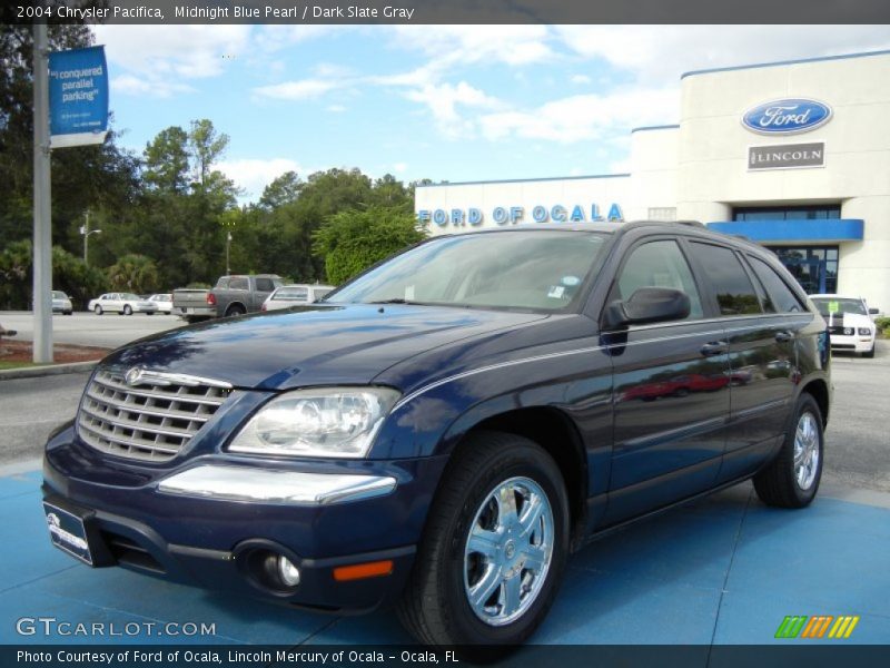 Midnight Blue Pearl / Dark Slate Gray 2004 Chrysler Pacifica