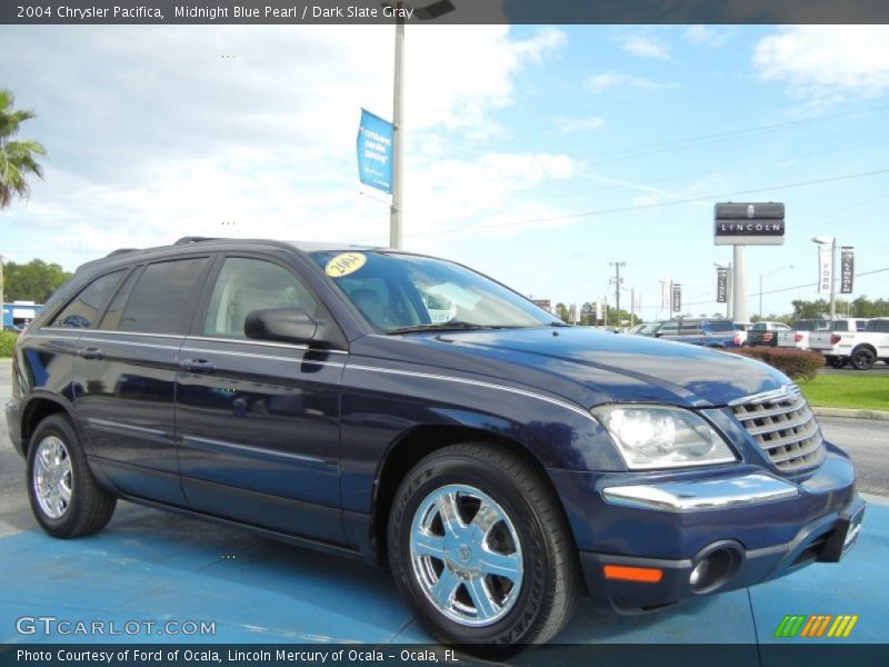 Midnight Blue Pearl / Dark Slate Gray 2004 Chrysler Pacifica