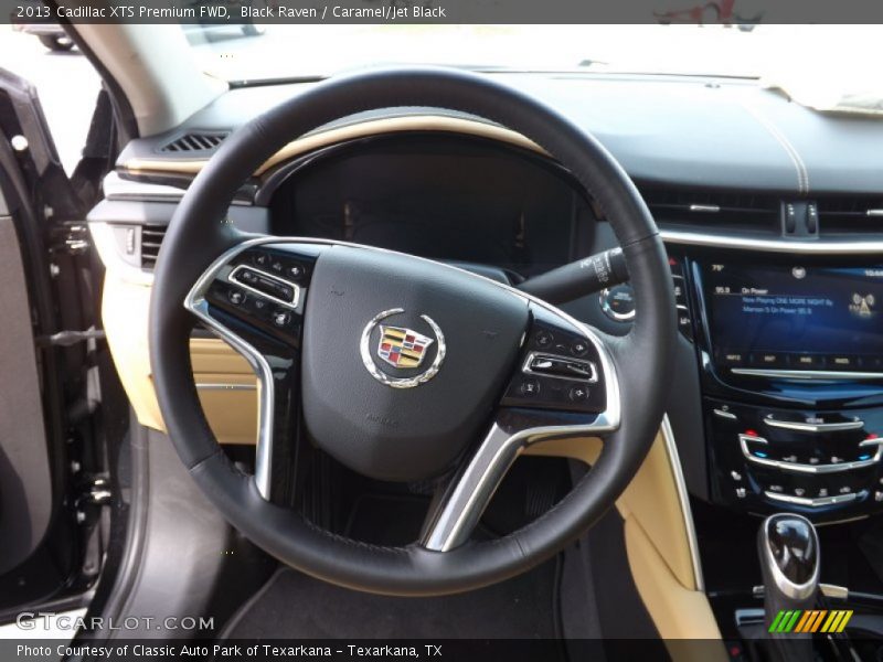 Black Raven / Caramel/Jet Black 2013 Cadillac XTS Premium FWD