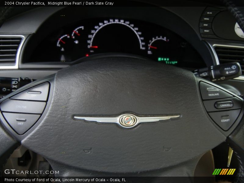 Midnight Blue Pearl / Dark Slate Gray 2004 Chrysler Pacifica