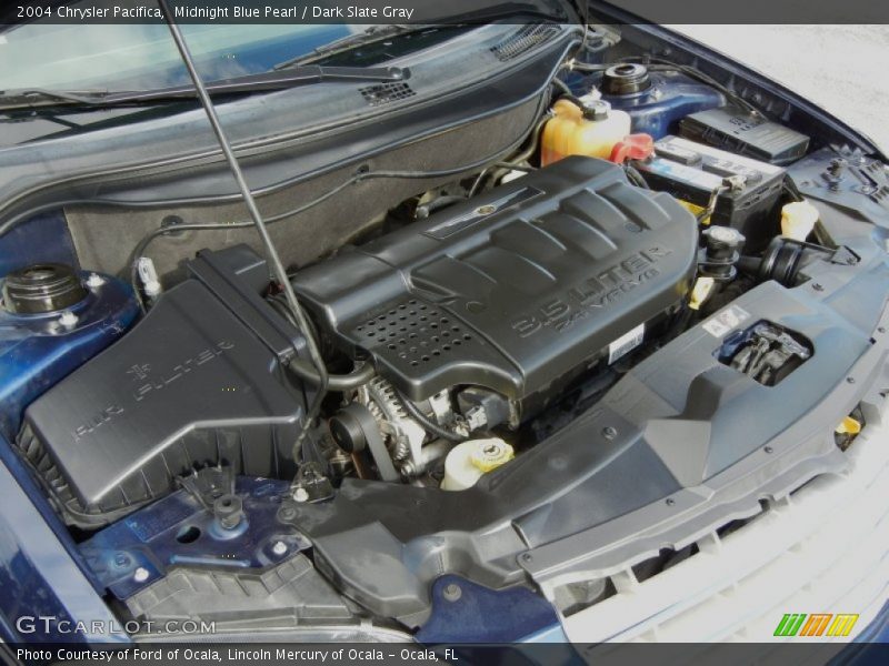 Midnight Blue Pearl / Dark Slate Gray 2004 Chrysler Pacifica