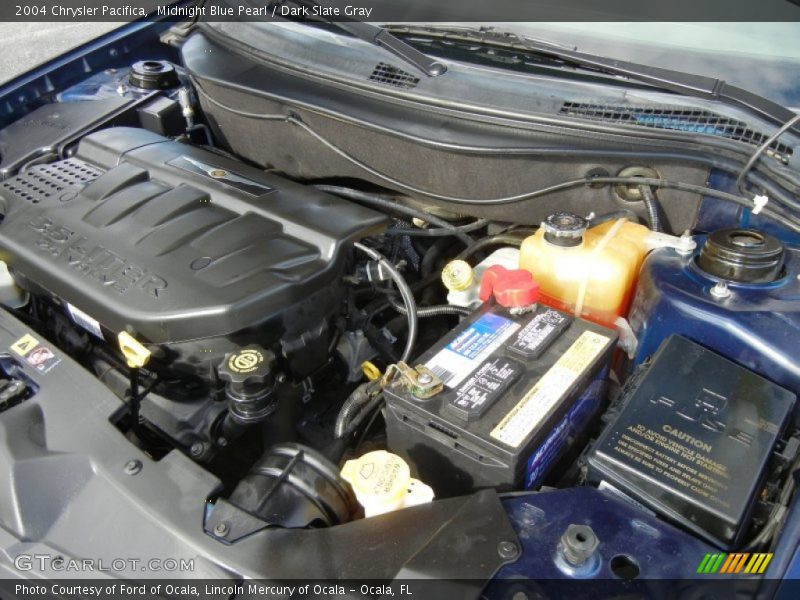 Midnight Blue Pearl / Dark Slate Gray 2004 Chrysler Pacifica