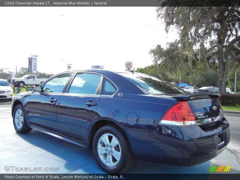 Imperial Blue Metallic / Neutral 2009 Chevrolet Impala LT