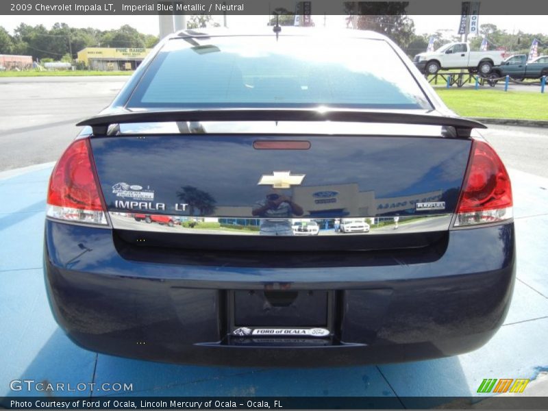 Imperial Blue Metallic / Neutral 2009 Chevrolet Impala LT