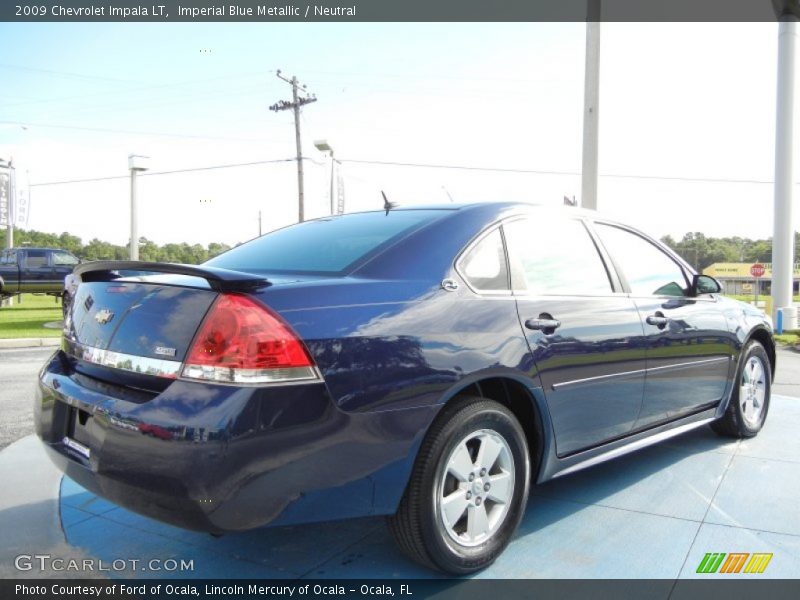 Imperial Blue Metallic / Neutral 2009 Chevrolet Impala LT