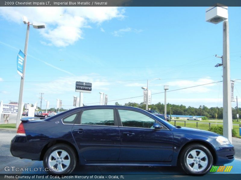Imperial Blue Metallic / Neutral 2009 Chevrolet Impala LT