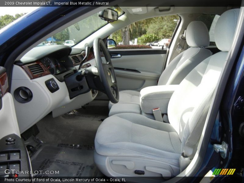 Imperial Blue Metallic / Neutral 2009 Chevrolet Impala LT