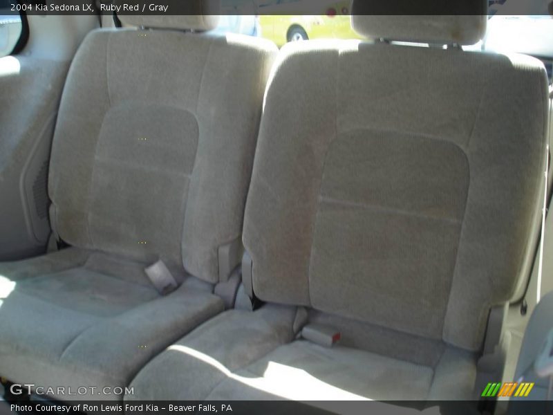 Ruby Red / Gray 2004 Kia Sedona LX