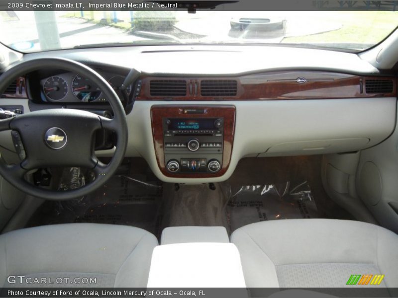 Imperial Blue Metallic / Neutral 2009 Chevrolet Impala LT