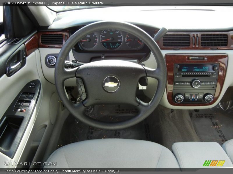 Imperial Blue Metallic / Neutral 2009 Chevrolet Impala LT