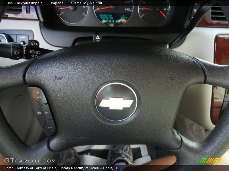 Imperial Blue Metallic / Neutral 2009 Chevrolet Impala LT