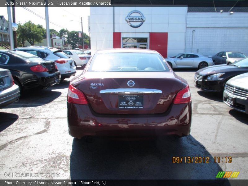 Tuscan Sun Metallic / Charcoal 2009 Nissan Maxima 3.5 S