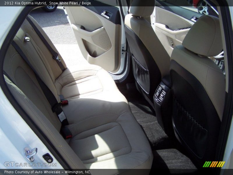 Snow White Pearl / Beige 2012 Kia Optima Hybrid