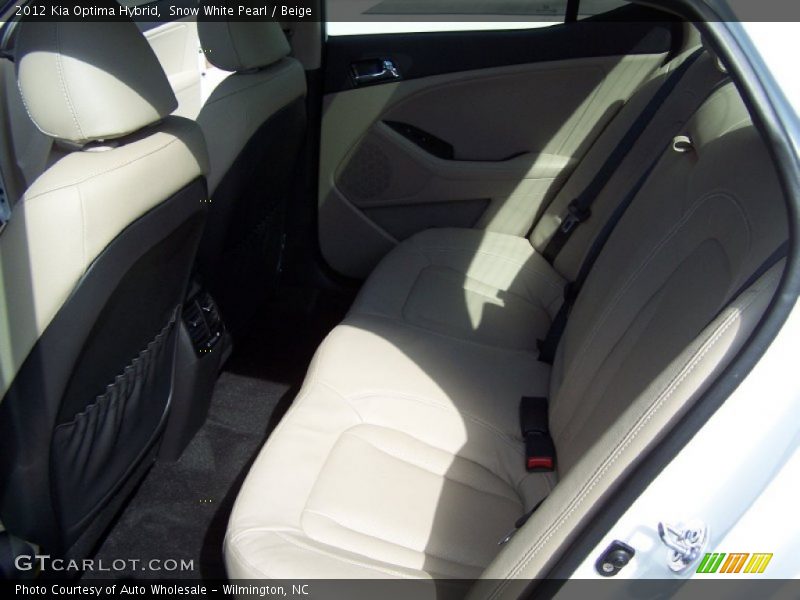 Snow White Pearl / Beige 2012 Kia Optima Hybrid