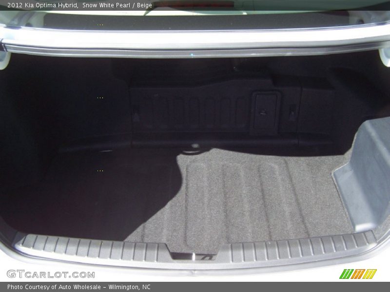 Snow White Pearl / Beige 2012 Kia Optima Hybrid