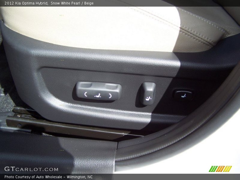 Snow White Pearl / Beige 2012 Kia Optima Hybrid