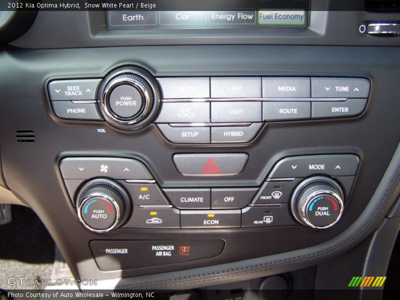Controls of 2012 Optima Hybrid