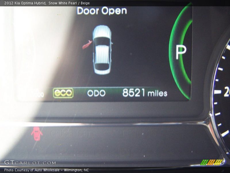 Snow White Pearl / Beige 2012 Kia Optima Hybrid