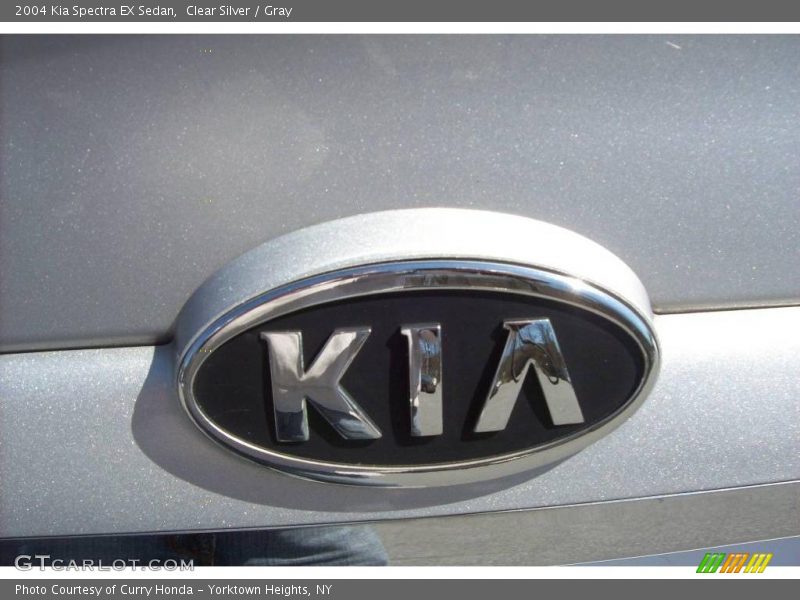 Clear Silver / Gray 2004 Kia Spectra EX Sedan