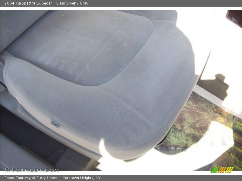 Clear Silver / Gray 2004 Kia Spectra EX Sedan