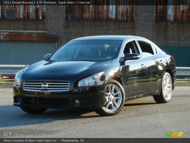 Super Black / Charcoal 2011 Nissan Maxima 3.5 SV Premium