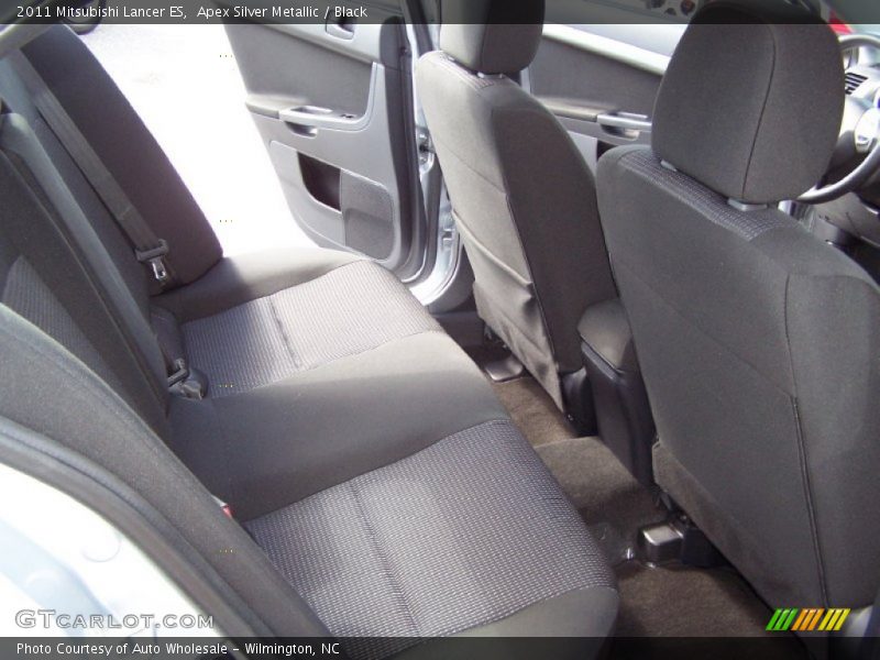 Apex Silver Metallic / Black 2011 Mitsubishi Lancer ES