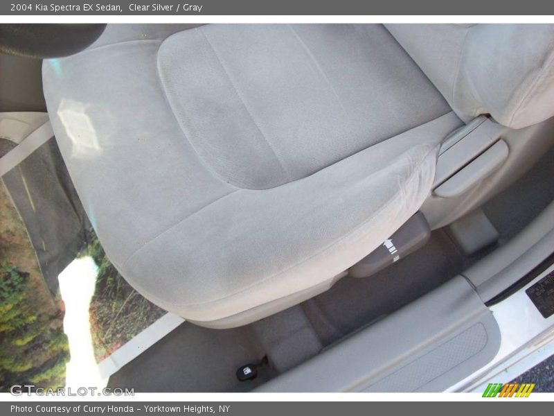 Clear Silver / Gray 2004 Kia Spectra EX Sedan