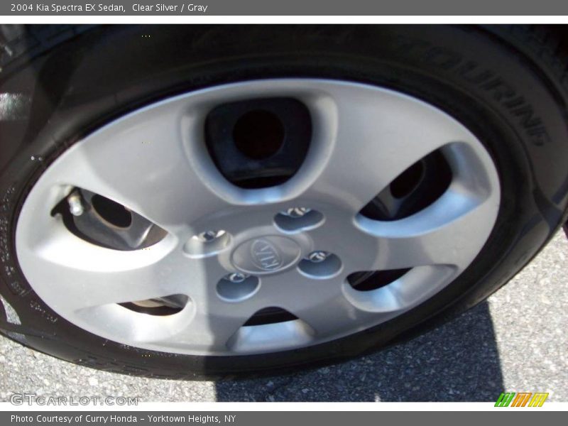 Clear Silver / Gray 2004 Kia Spectra EX Sedan