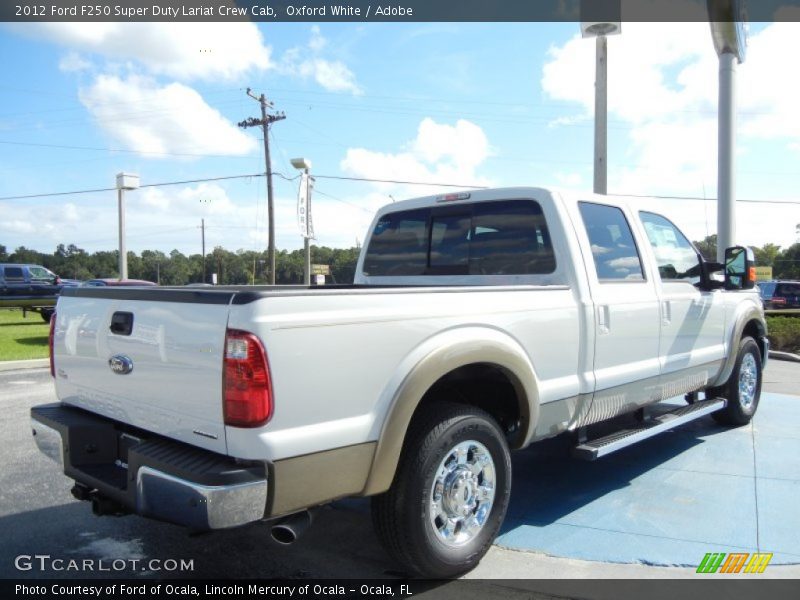 Oxford White / Adobe 2012 Ford F250 Super Duty Lariat Crew Cab