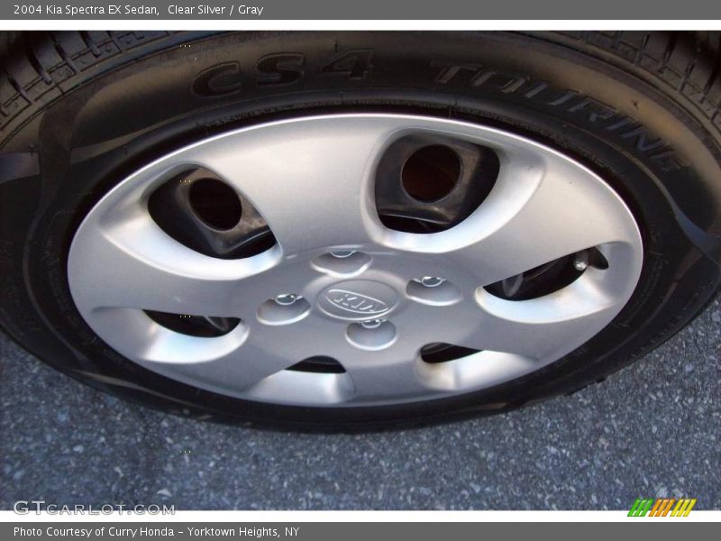Clear Silver / Gray 2004 Kia Spectra EX Sedan