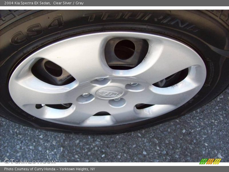 Clear Silver / Gray 2004 Kia Spectra EX Sedan