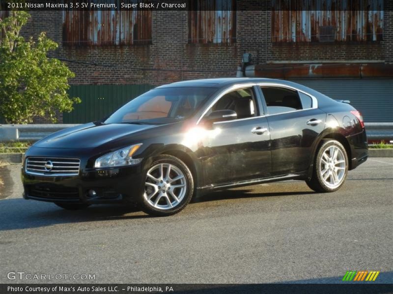 Super Black / Charcoal 2011 Nissan Maxima 3.5 SV Premium