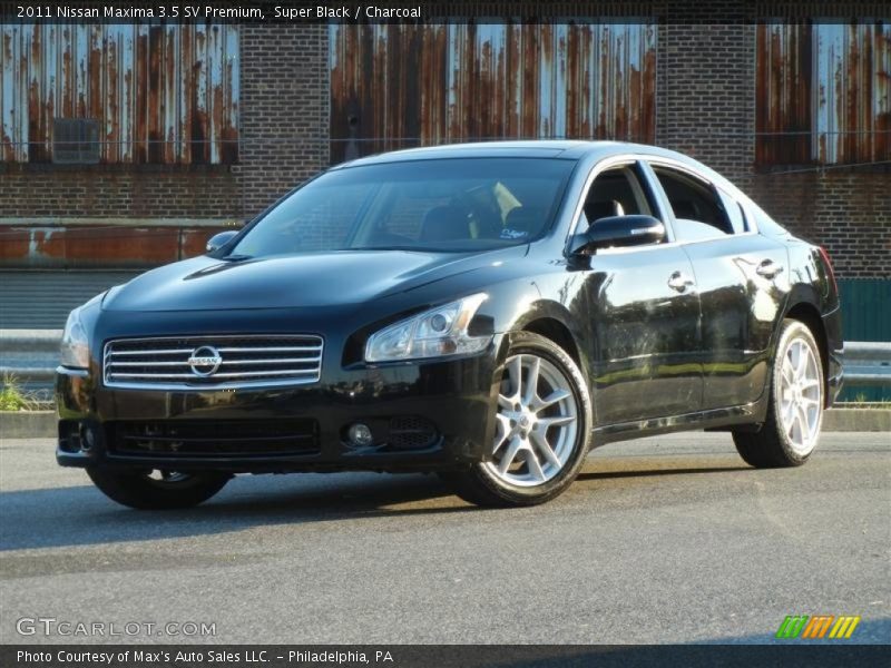Super Black / Charcoal 2011 Nissan Maxima 3.5 SV Premium