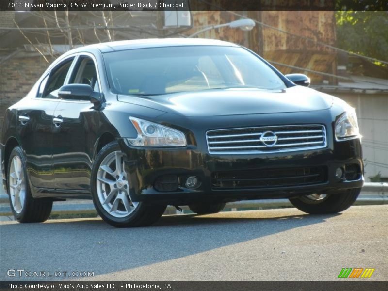 Super Black / Charcoal 2011 Nissan Maxima 3.5 SV Premium