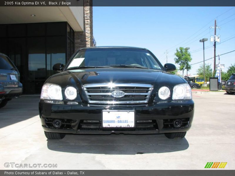 Black / Beige 2005 Kia Optima EX V6