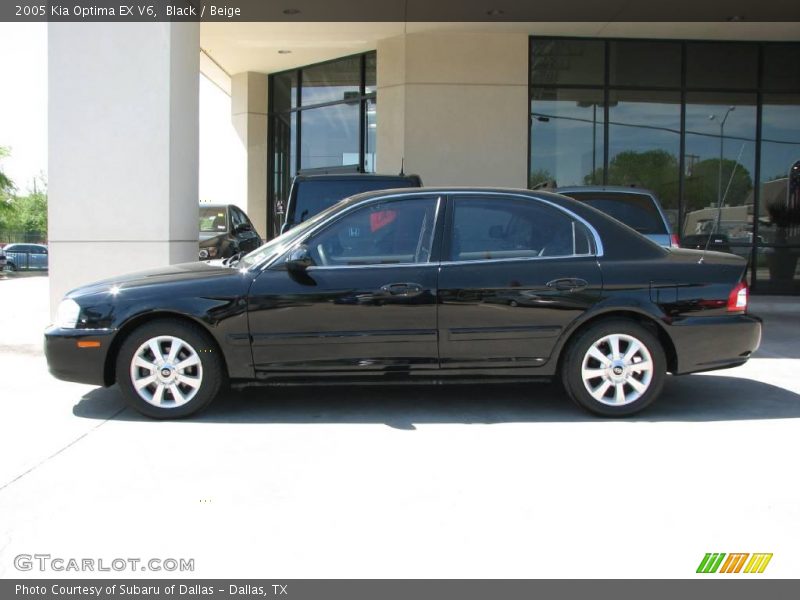 Black / Beige 2005 Kia Optima EX V6