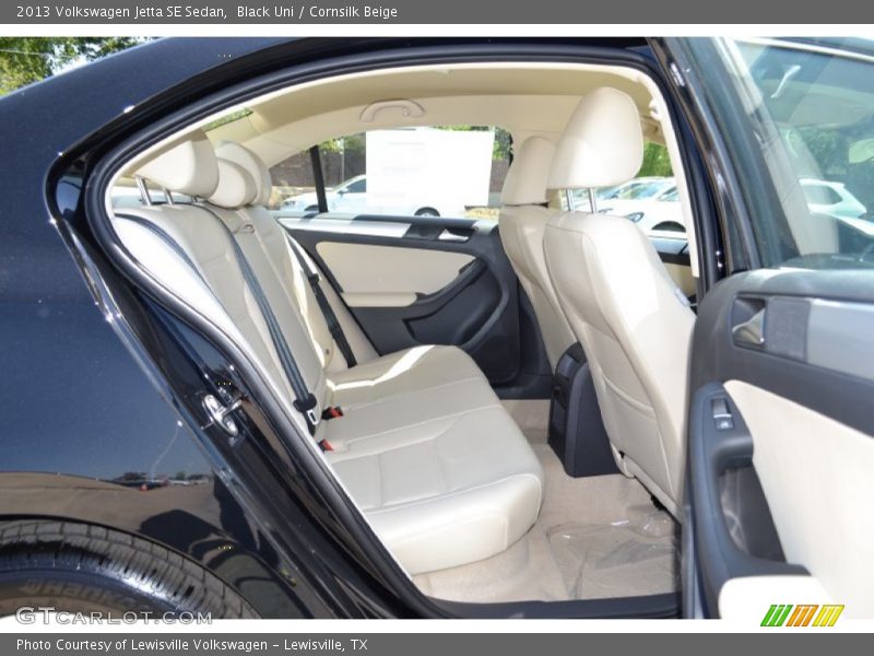 Black Uni / Cornsilk Beige 2013 Volkswagen Jetta SE Sedan