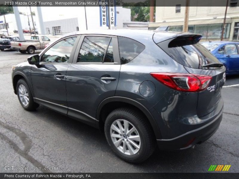 Metropolitan Gray Mica / Black 2013 Mazda CX-5 Touring