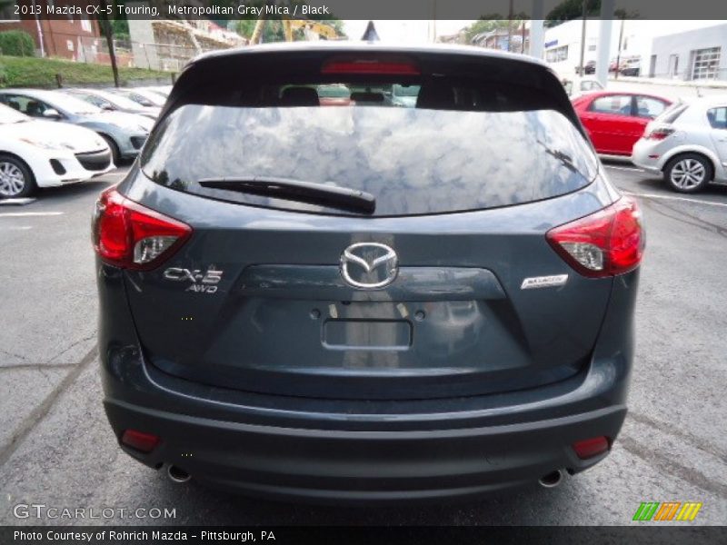 Metropolitan Gray Mica / Black 2013 Mazda CX-5 Touring