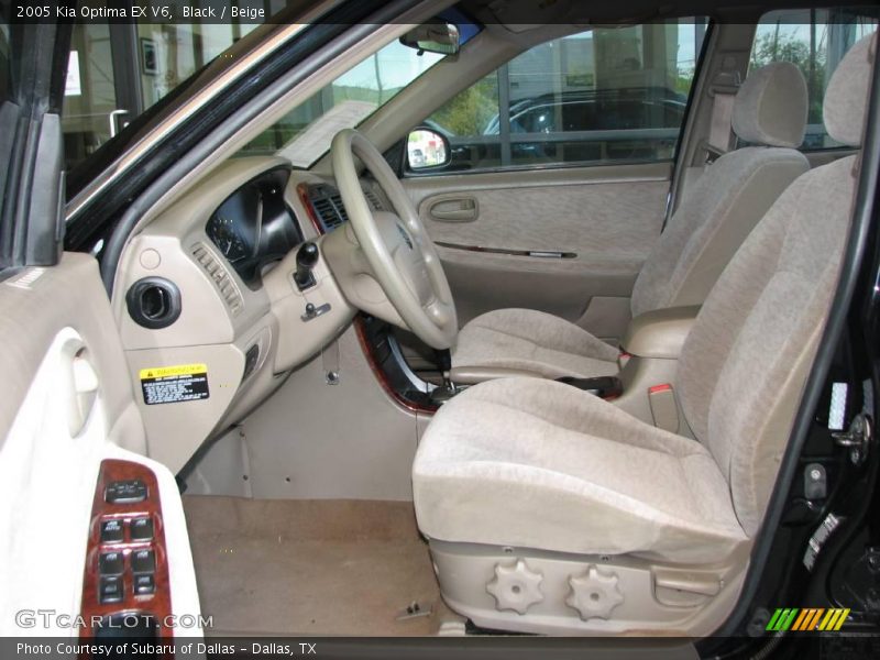 Black / Beige 2005 Kia Optima EX V6