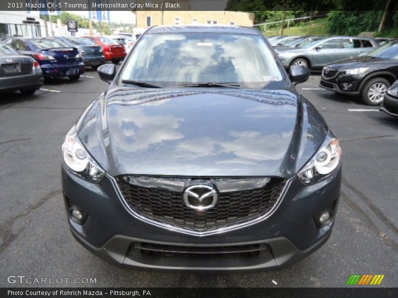 Metropolitan Gray Mica / Black 2013 Mazda CX-5 Touring