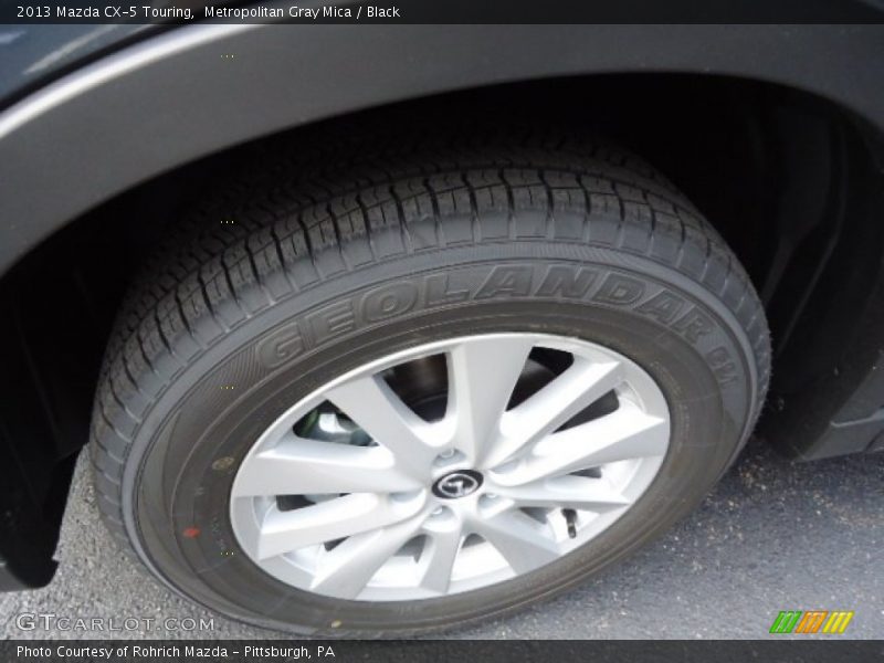 Metropolitan Gray Mica / Black 2013 Mazda CX-5 Touring