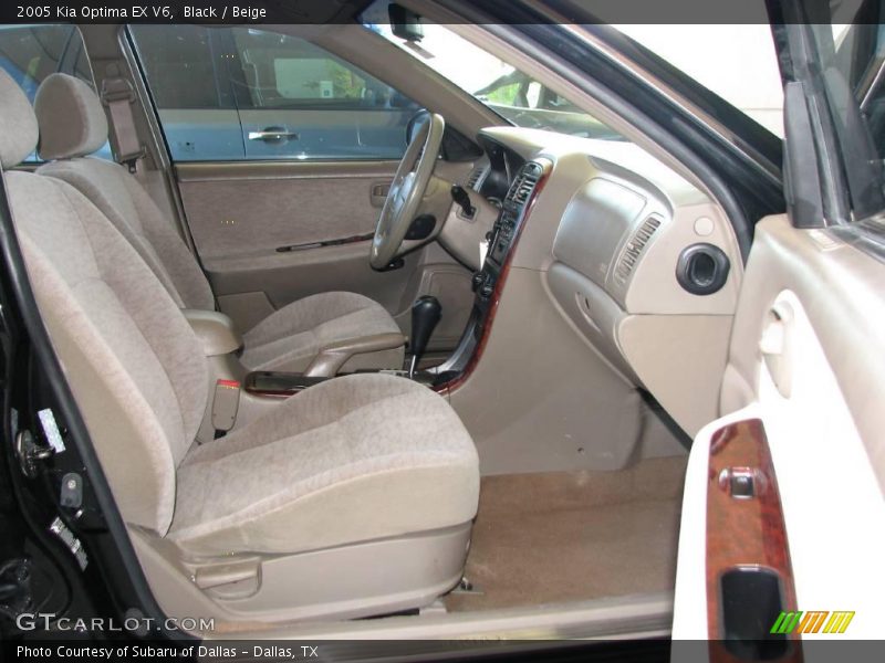 Black / Beige 2005 Kia Optima EX V6
