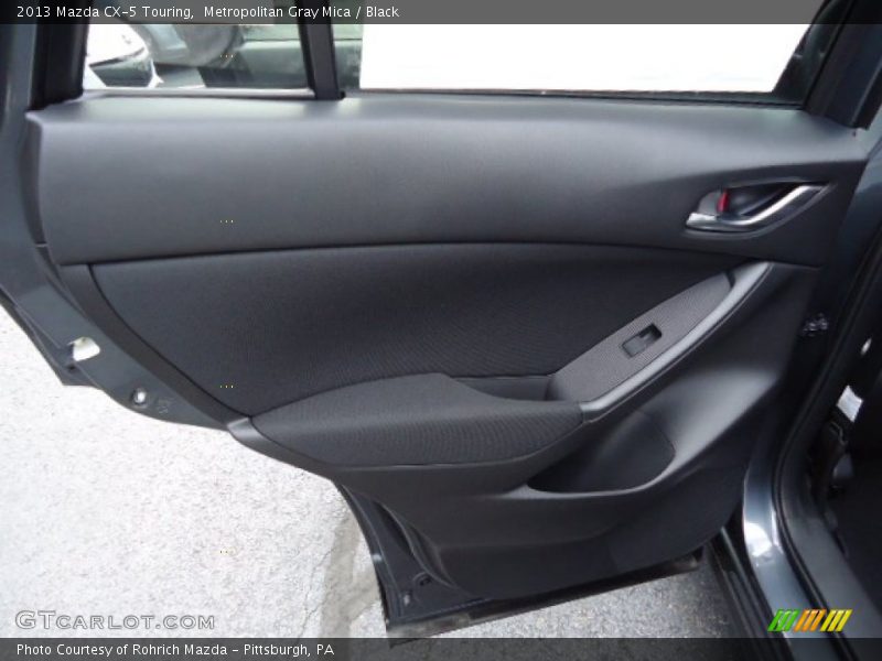 Metropolitan Gray Mica / Black 2013 Mazda CX-5 Touring