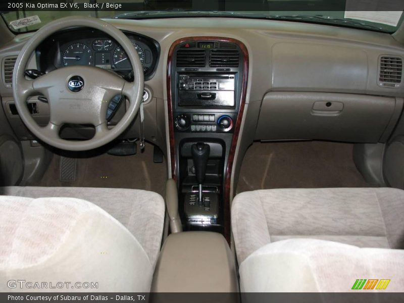 Black / Beige 2005 Kia Optima EX V6