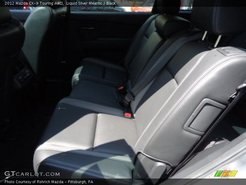 Liquid Silver Meatllic / Black 2012 Mazda CX-9 Touring AWD