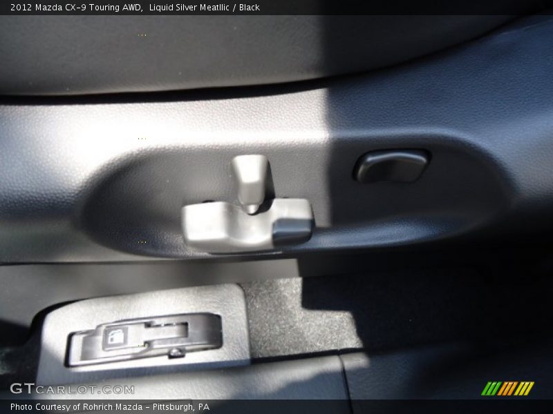 Liquid Silver Meatllic / Black 2012 Mazda CX-9 Touring AWD